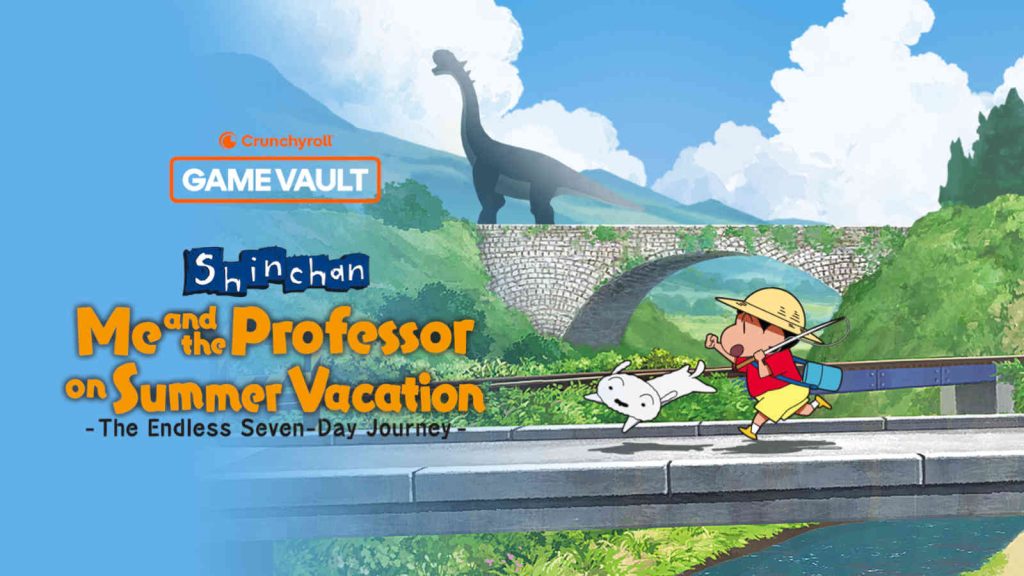 Crunchyroll Game Vault Shin chan visual Novel key visual