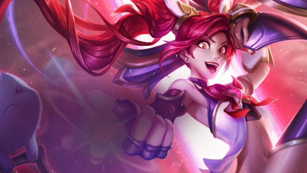 Star Guardian Jinx splashart official wallpaper