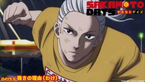 Taro Sakamoto without glasses giving someone a punch in episode 5 Source of Strength