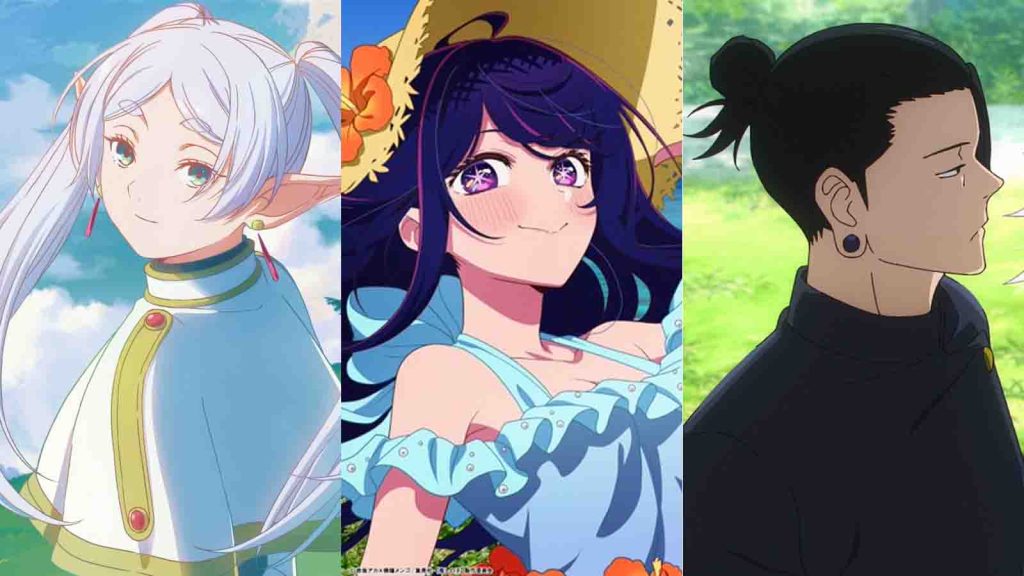 Top 7 anime to look for in 2026 -- Freiren from Beyond End's Journey, Ai Hoshino from Oshi no Ko, Suguru Geto from Jujutsu Kaisen