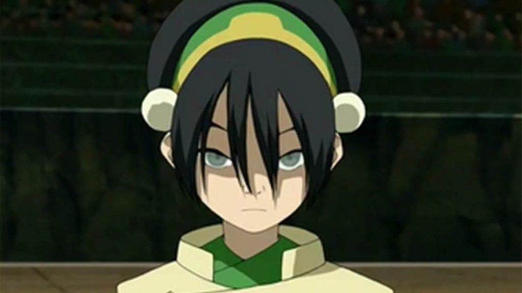 Toph Beifong in Nickelodeon's Avatar The Last Airbender cartoon series.