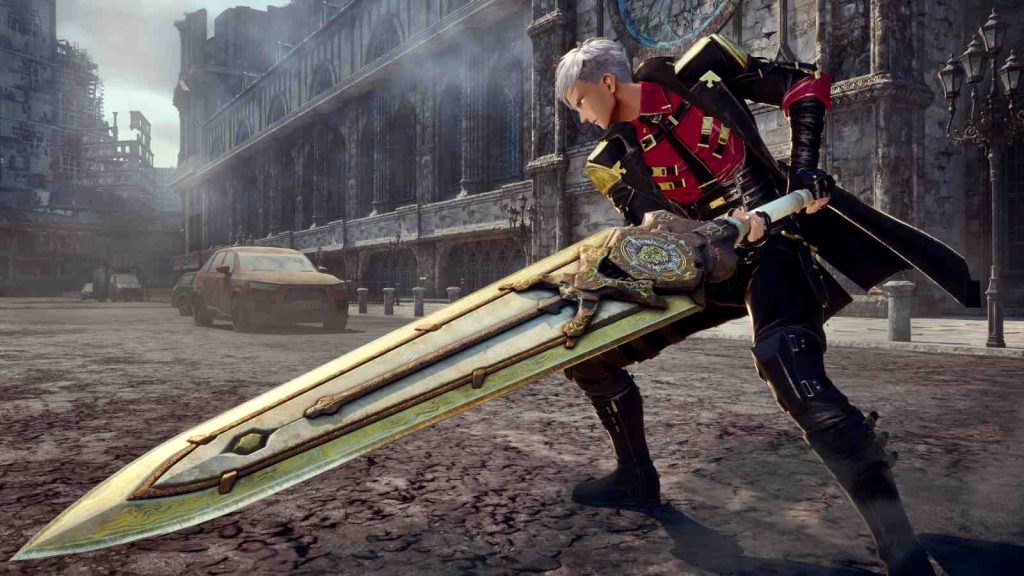 Weapons in Code Vein II: two-handed sword