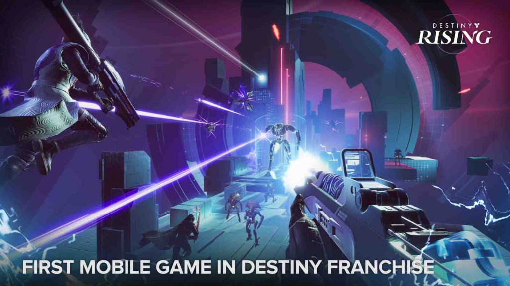 Destiny Rising is the first mobile game in the Destiny franchise: official key visual