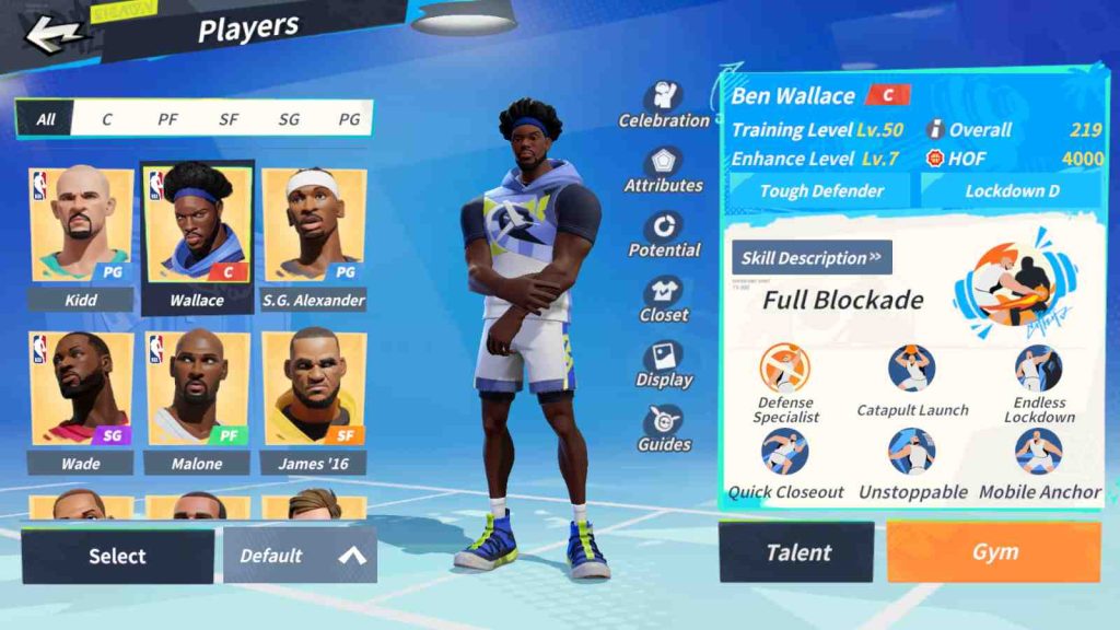 Ben Wallace in Dunk City Dynasty