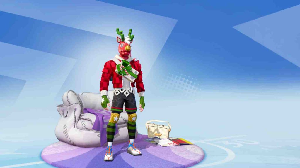 Reindeer set outfit in Dunk City Dynasty