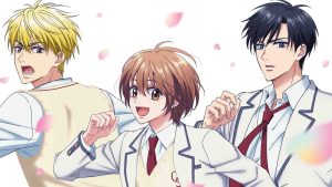 Hana Kimi anime characters featuring Ashiya Mizuki, Sano Izumi, and Nakatsu Shuichi.