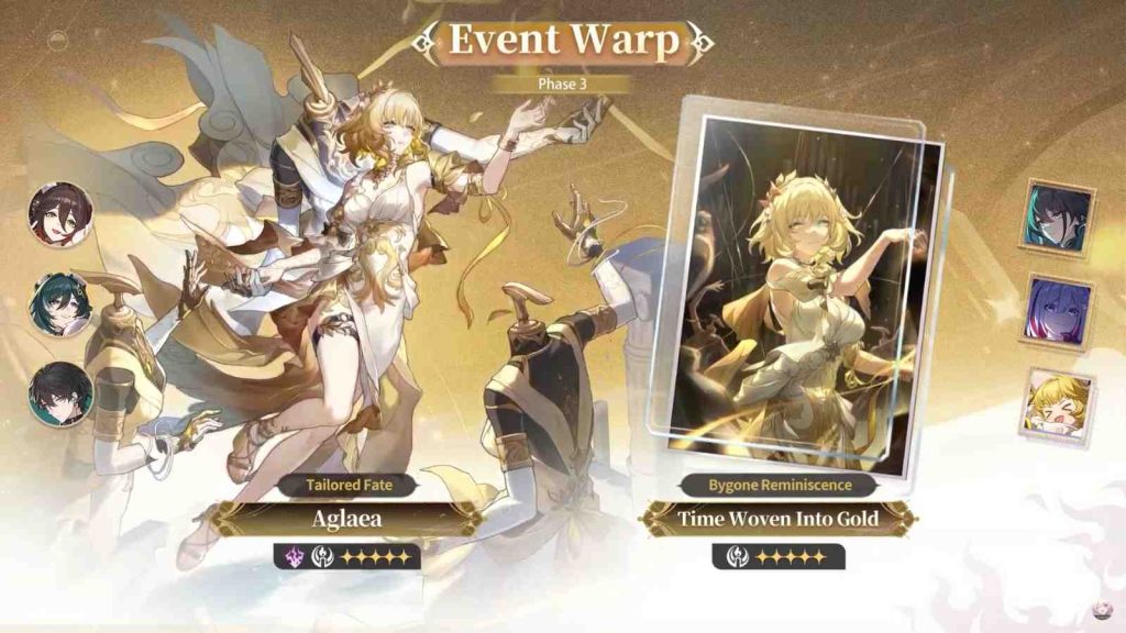 Honkai Star Rail 3.8 banner phase 3 featuring Aglaea rerun