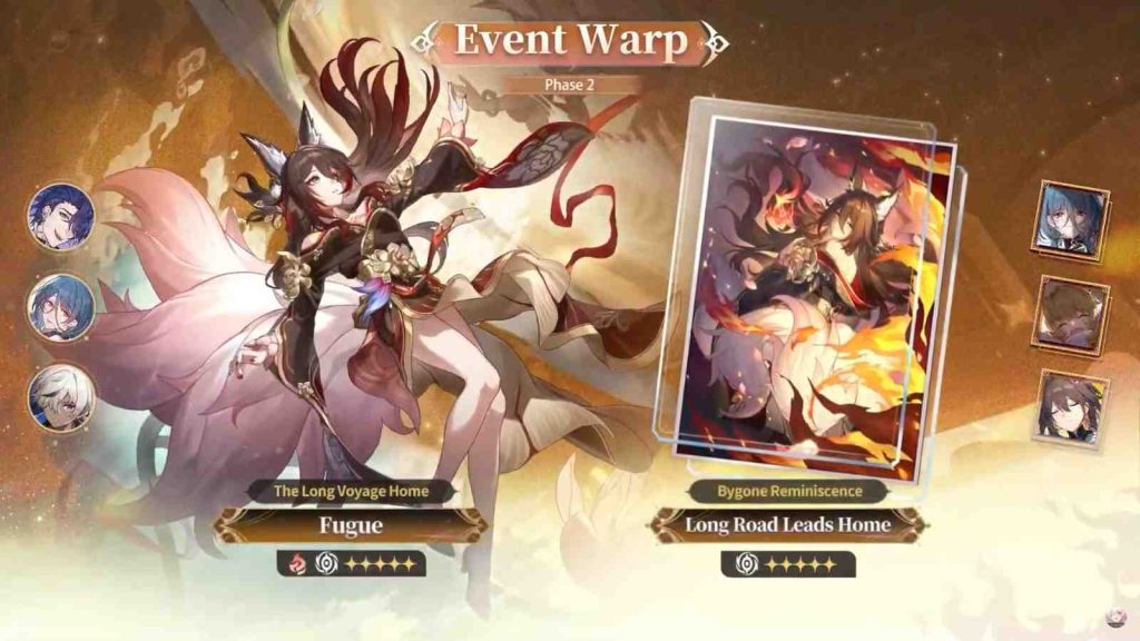 Honkai Star Rail 3.8 banner phase 2 featuring Fugue rerun