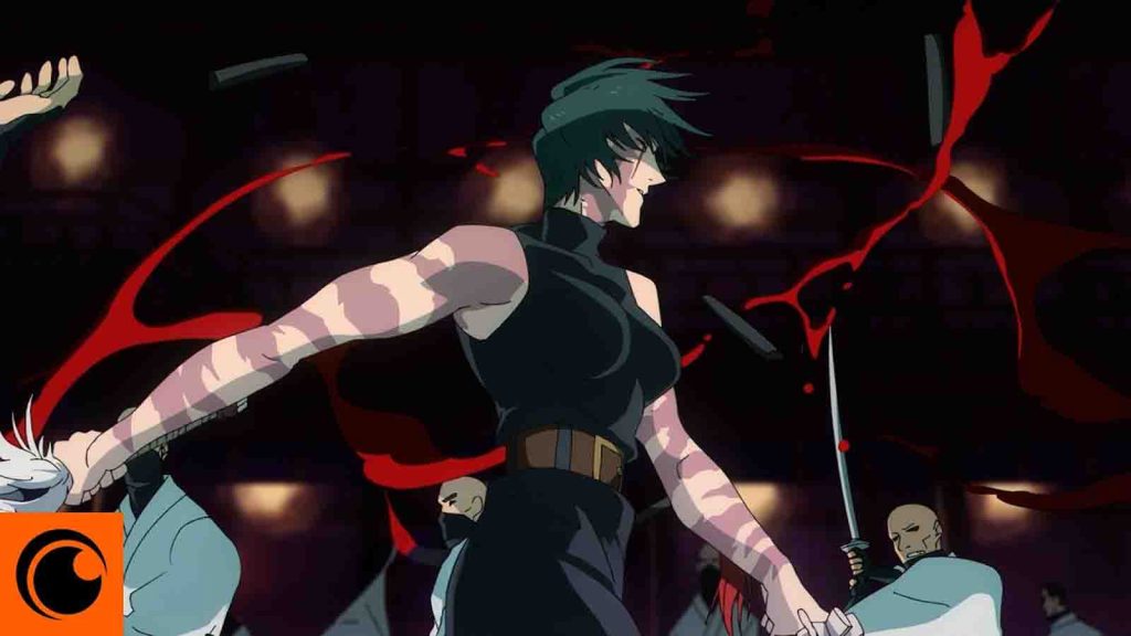 Jujutsu Kaisen main character Maki Zenin seen in Crunchyroll's Jujutsu Kaisen season 3 part 1 trailer