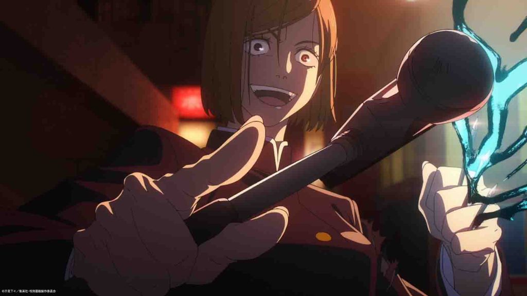 Jujutsu Kaisen main character Nobara Kugisaki seen in the Shibuya Incident in Jujutsu Kaisen season 2; Featured image for the Fanstanza article "Who dies in Jujutsu Kaisen season 2"