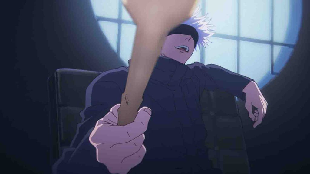 Jujutsu Kaisen main character Satoru Gojo seen in season 3