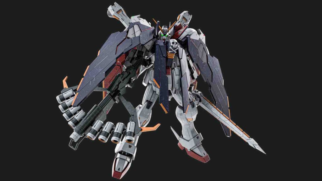 Crossbone Gundam X1 FC model in Mobile Suit Gundam Battle Operation 2