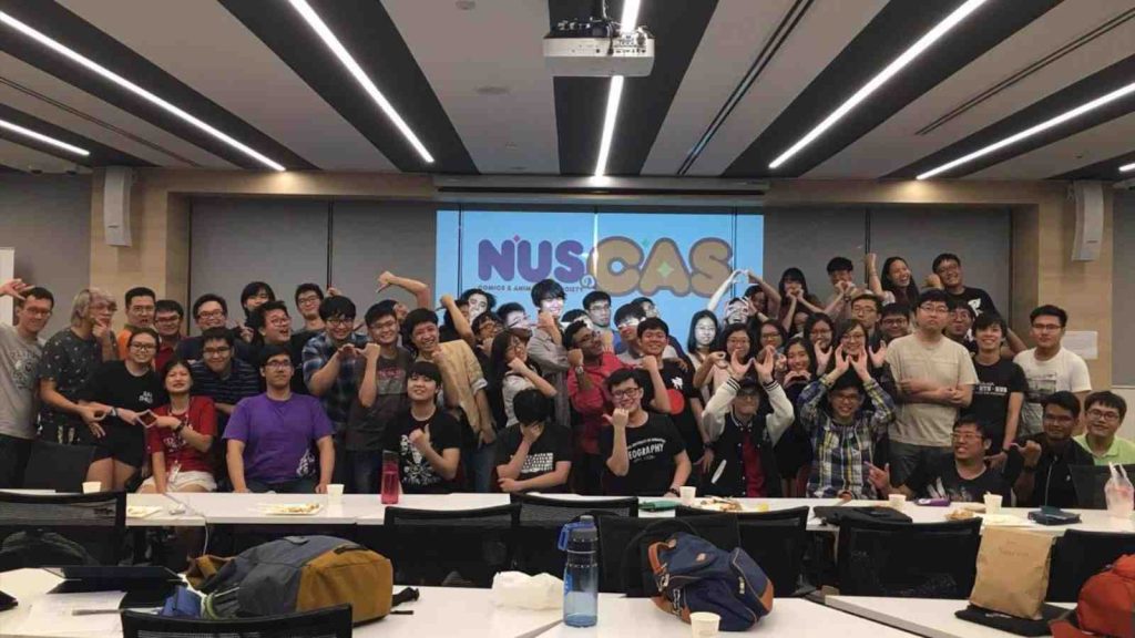 NUS Comics and Animation Society (NUSCAS) celebrating their 20th anniversary