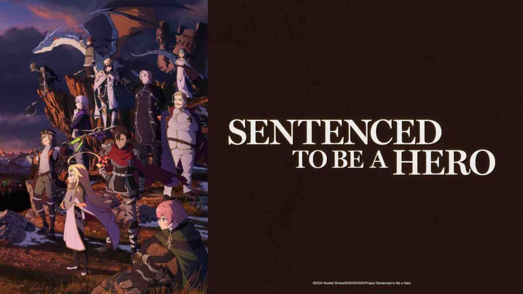 Sentenced to be a hero anime season 1 key visual