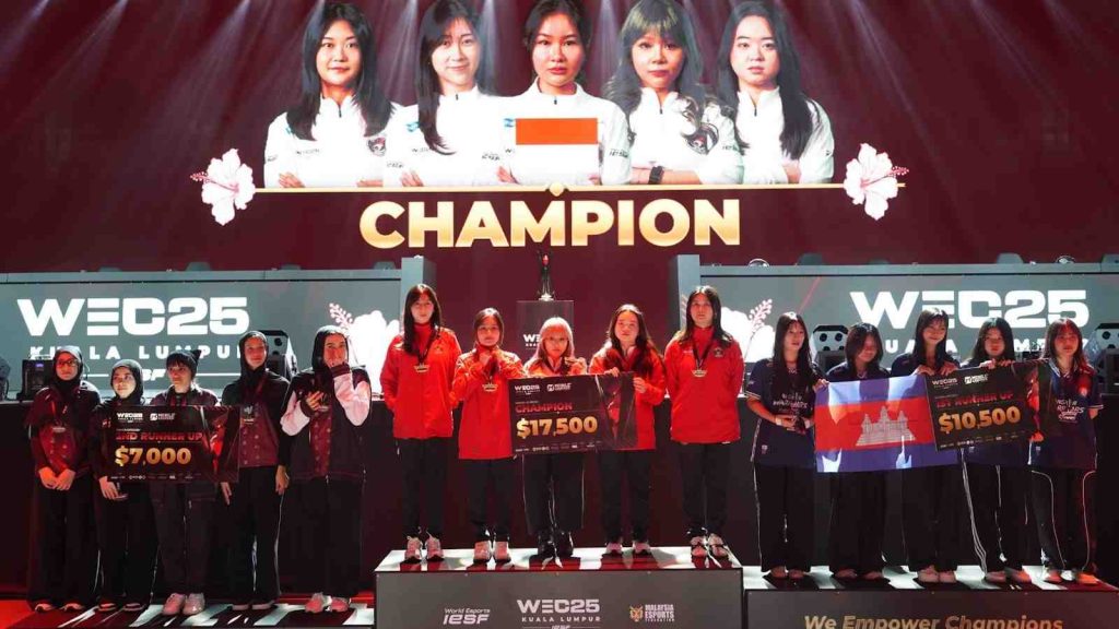 WEC25 MLBB: Indonesia are your champions, wins gold in women's open category