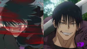 Jujutsu Kaisen characters Maki Zenin and Toji Fushiguro seen in Fanstanza's Why is Maki stronger than Toji article