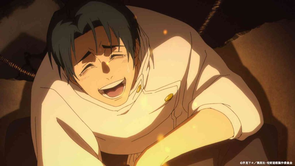 Yuta Okkotsu laughing in Jujutsu Kaisen Season 3 episode 2
