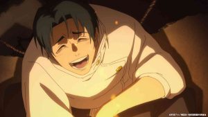 Yuta Okkotsu laughing in Jujutsu Kaisen Season 3 episode 2