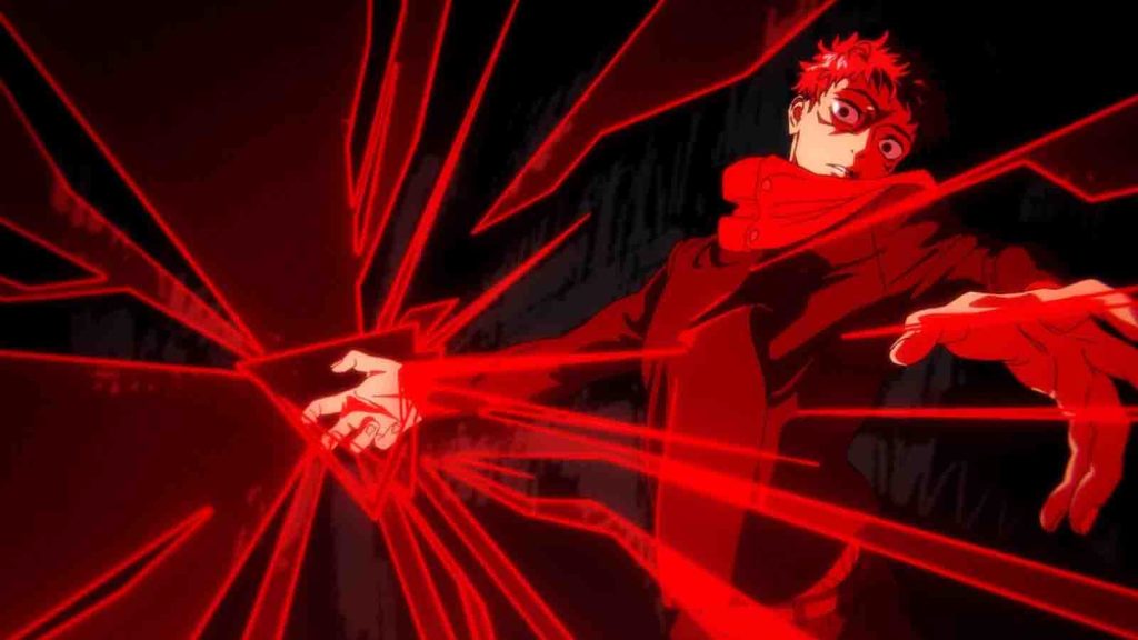 Jujutsu Kaisen main protagonist Itadori Yuji seen in season 3's opening