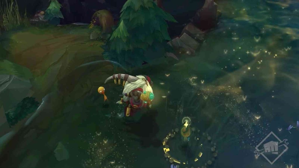 Bard procing faelights in League of Legends in Riot Games' explainer video