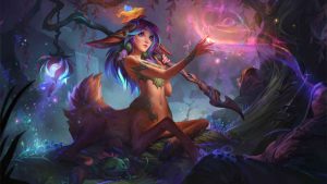 League of Legends champion Lillia base splashart