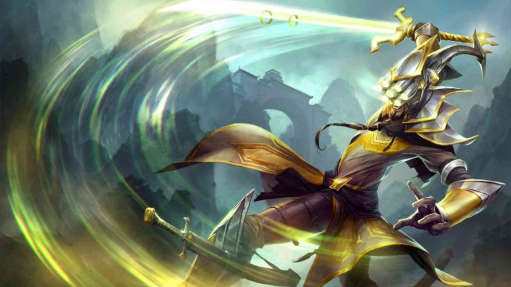 League of Legends champion Master Yi base splashart
