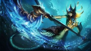 League of Legends champion Nami base splashart