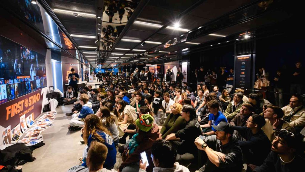 Fans in the audience at First Stand Tournament 2025 Grand Finals on March 16, 2025 at LoL Park in Seoul, Korea
