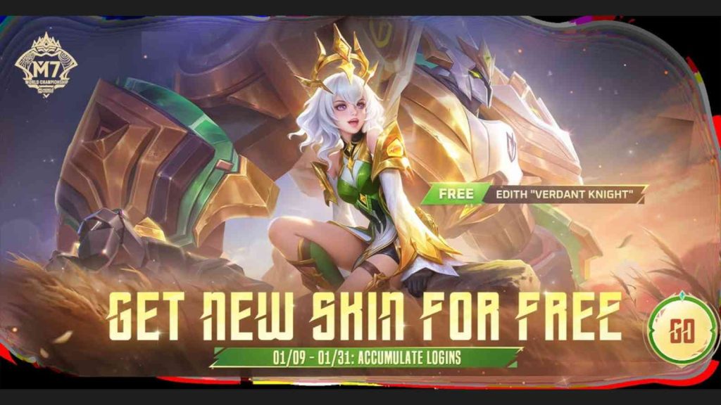 How to get Verdant Knight Edith skin for free official key visual