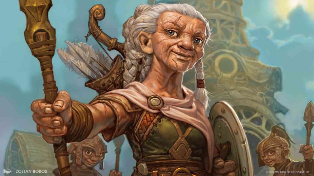 MTG Lorwyn Eclipsed's Brigid, a legendary Kithkin warrior