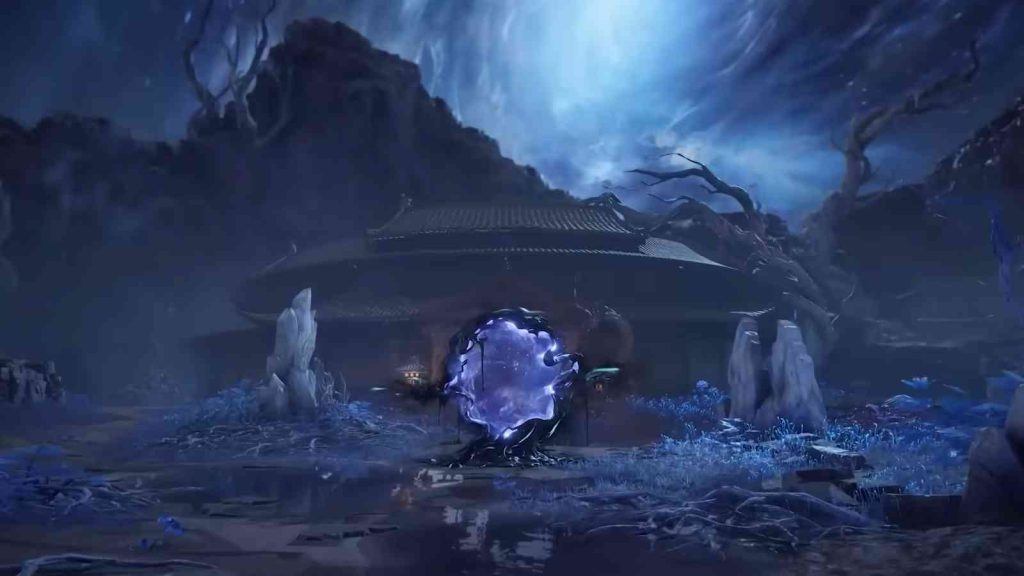 Naraka Bladepoint 2026: new Shuffle Map The Maelstrom's portal