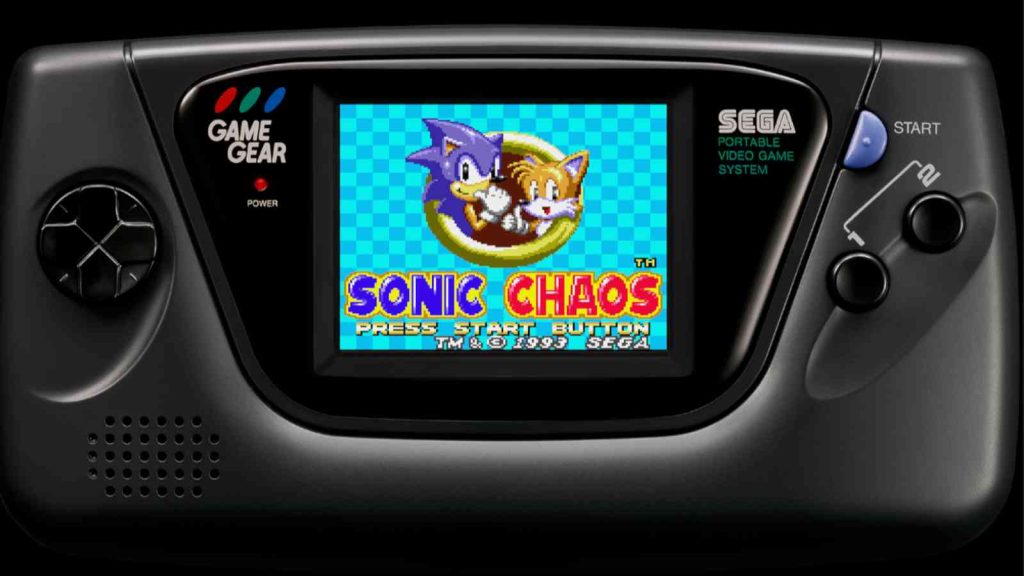 Yakuza Kiwami 3 minigame Game Gear showing other SEGA title, Sonic Gear