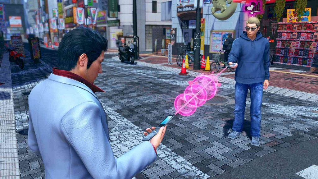 Yakuza Kiwami 3 minigames lets you make LaLaLa Friends through the red thread of fate transmission